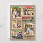 Craft Tape Holly Frohe Weihnachten 5 Foto Kraft (Vorderseite)