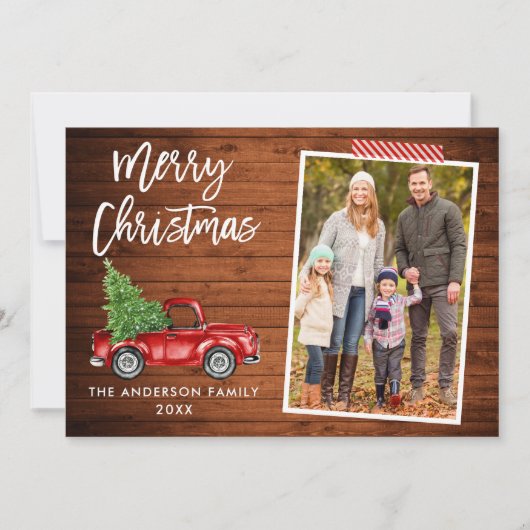 Craft Tape Pinsel Skript Wood Truck Weihnachten (Vorderseite)