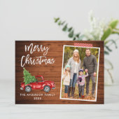 Craft Tape Pinsel Skript Wood Truck Weihnachten (Stehend Vorderseite)
