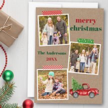 Craft Tape Red Truck WeihnachtsKraft