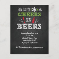 Craft und Bierbrauerei Feiertag Einladung.