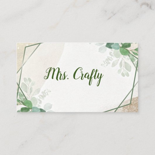 Craft Vinyl Business Card Visitenkarte (Rückseite)