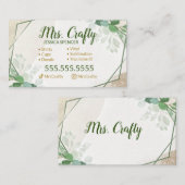 Craft Vinyl Business Card Visitenkarte (Vorne/Hinten)