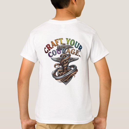 Craft Your Courage T-Shirt (Rückseite)