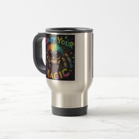 "Craft Your Magic" Reisecoffee Mug Reisebecher (Vorderseite Links)