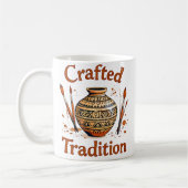 Crafted Tradition Cultural Pottery Design Kaffeetasse (Links)