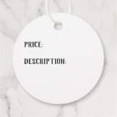 Crafter Business Artist Nähen Gefallen Hang Price Geschenkanhänger (Rückseite)