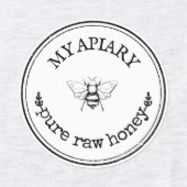 Crafter Business Artist Round Iron Logo Etiketten (Design 1)