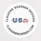 Crafter Business Artist Waterproof Label mit den U Etiketten (Design 2)