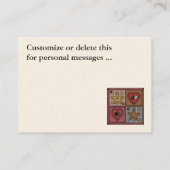 Crafter / Designer-Profil - Visitenkarte nach SRF (Rückseite)