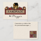 Crafter / Designer-Profil - Visitenkarte nach SRF (Vorne/Hinten)