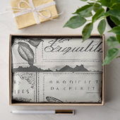 Crafter Large Vintag Peony Butterfly Schwarz-weiß Seidenpapier (Geschenk)