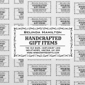 Crafter Product Name & Beschreibung on a Rectangul Adressaufkleber