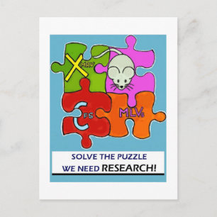 CrafterKate-Puzzle-Postkarte Postkarte