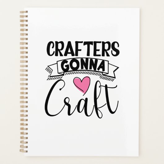 Crafters Gonna Craft Planer (Vorderseite)