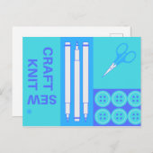 Crafters Postcard Postkarte (Vorne/Hinten)