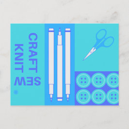 Crafters Postcard Postkarte