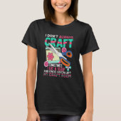 Crafters Scrapbook Craft Room Scrapbooking Craftin T-Shirt (Vorderseite)