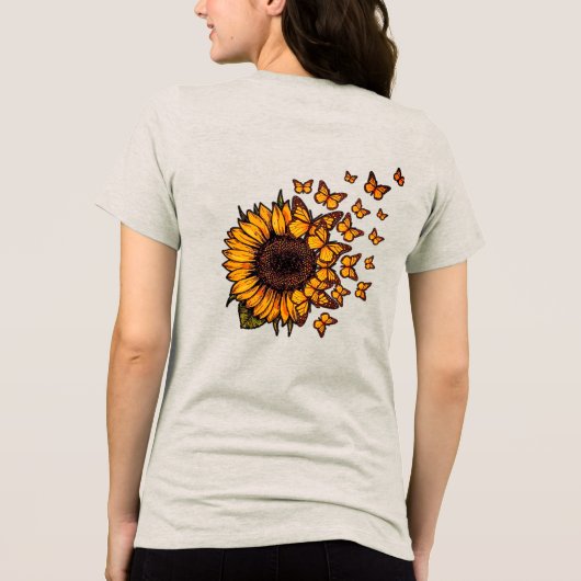 Craftilo Women's Tri-Blend Shirt (Rückseite)