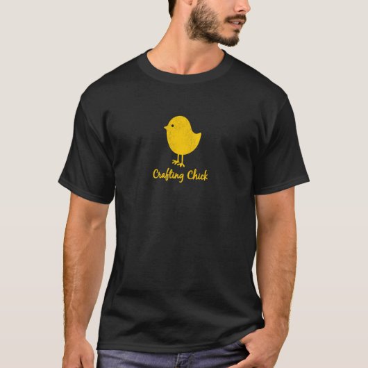 Crafting Chick Graphic T-Shirt (Vorderseite)