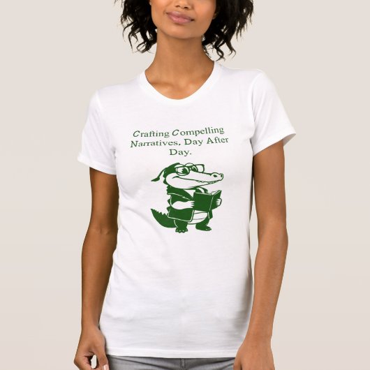 Crafting Compelling Narratives Writer Design T-Shirt (Vorderseite)
