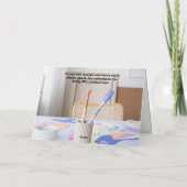 Crafting-Karte Dankeskarte (Rückseite)