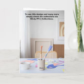 Crafting-Karte Dankeskarte (Rückseite)