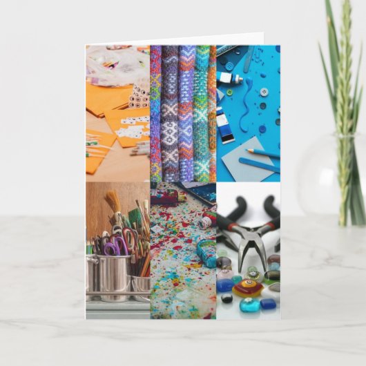 Crafting-Karte Dankeskarte (Vorderseite)