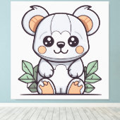 Crafting Kawaii Magic Koala Vector Leinwanddruck (Insitu (Holzboden))