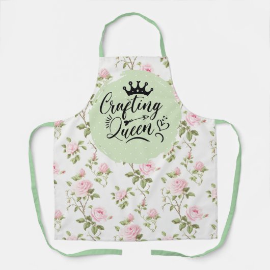 Crafting Queen Apron Schürze (Vorderseite)