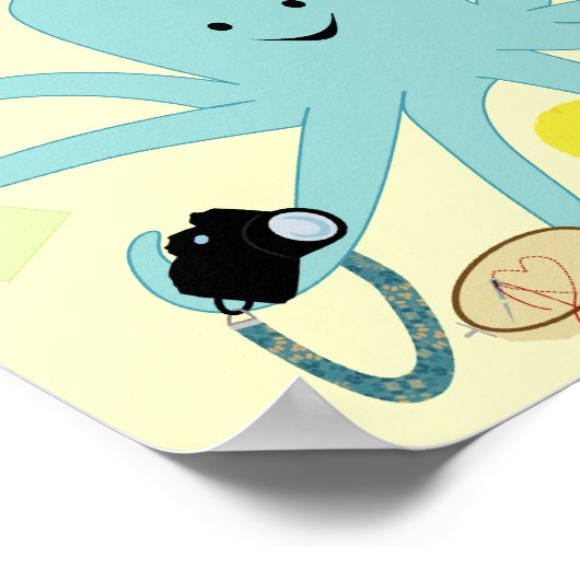 Craftoctopus Print Poster (Ecke)
