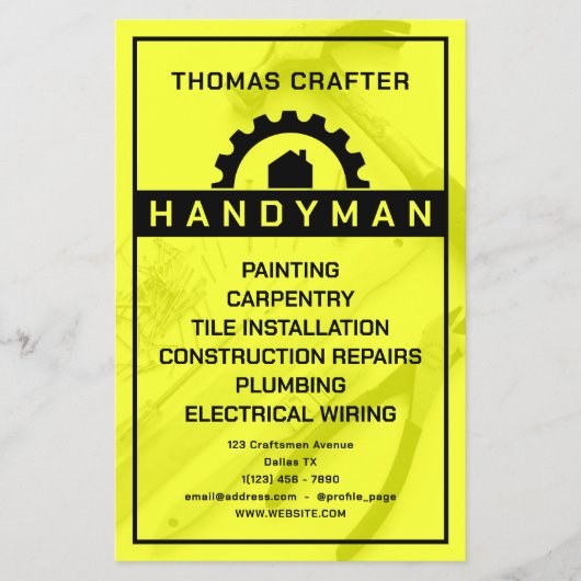 Crafts and repair inspired  flyer (Vorne)