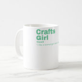Crafts Girl - Crafts Kaffeetasse (Vorderseite Links)