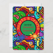 Crafts Playdate Einladung (Vorderseite)