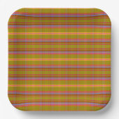 Crafty Candy Kariert CCCETOT Pappteller (Vorderseite)