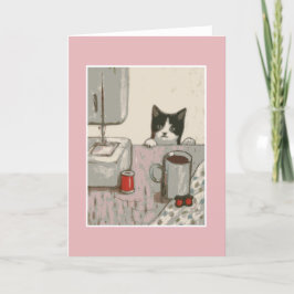 Crafty Cat Grußkarte Karte