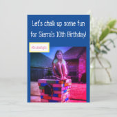 Crafty Chalk Paint Party Einladung (Stehend Vorderseite)