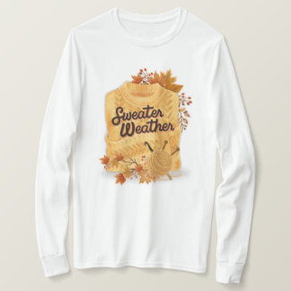 Crafty Cosy Sweater Weather T-Shirt