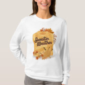 Crafty Cosy Sweater Weather T-Shirt (Vorderseite)
