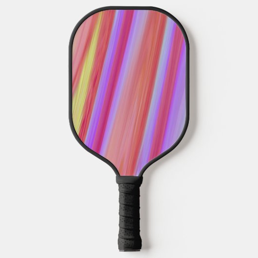 Crafty Cotton Candy Design Pickleball Schläger (Vorderseite)