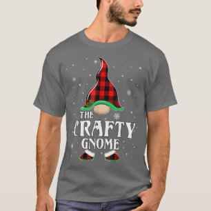 Crafty Gnome Buffalo Kariert Matching Family Chris T-Shirt