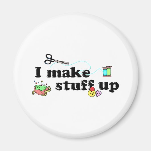 Crafty - ich mache mich gut magnet (Vorne)