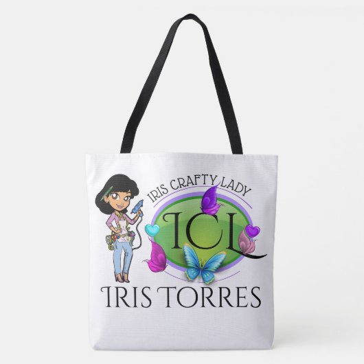 Crafty Lady Artist - Siehe Zurück - Tasche (Vorderseite)