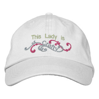 Crafty Lady Bestickte Baseballkappe