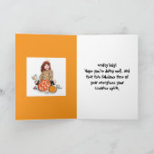 CRAFTY LADY HELLO CARD KARTE (Innenseite)