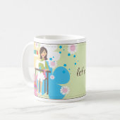 Crafty Mädchen-Tasse Kaffeetasse (Vorderseite Links)