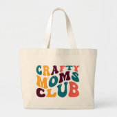 Crafty Mamas Club Parco Civico-Ciani Jumbo Stoffbeutel (Vorne)