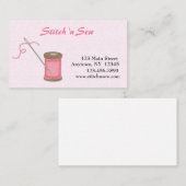 Crafty Nähen Visitenkarte (Vorne/Hinten)