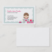 Crafty nähender Visitenkarte-Entwurf Visitenkarte (Vorne/Hinten)