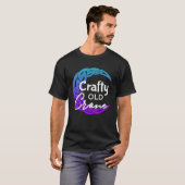 Crafty Old Crone  Witch Vibes  Witch Wiccan Pagan T-Shirt (Vorne ganz)